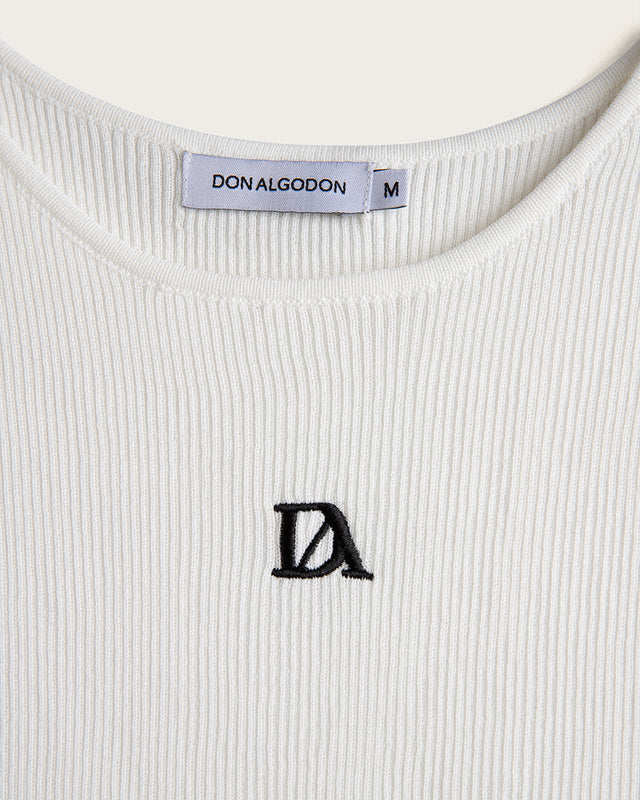 Top Tirante Ancho Mujer Azurine - Blanco