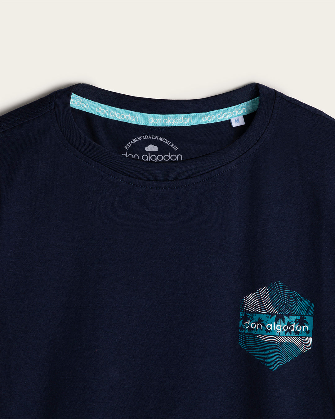 Camiseta Mini Estampado Algodón