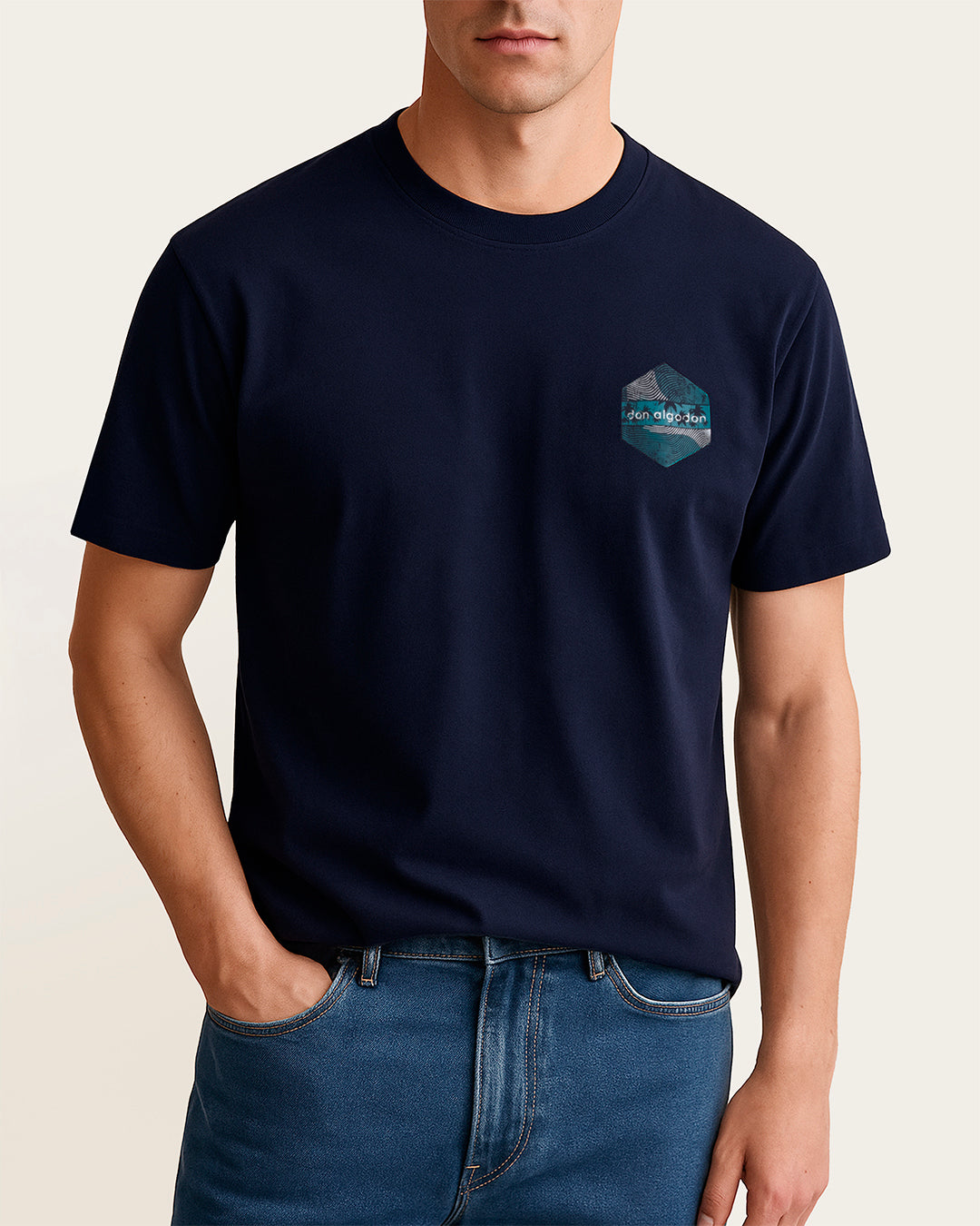 Camiseta Mini Estampado Algodón