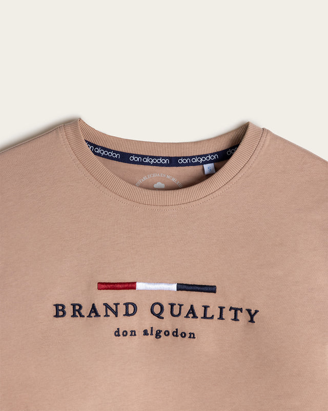 Camiseta Bordada Algodón