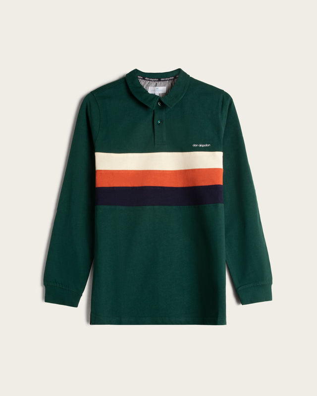 Polo Cortes Pecho Algodón