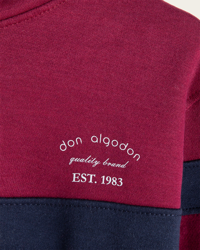 Sudadera Capucha Doble Cordón Algodón