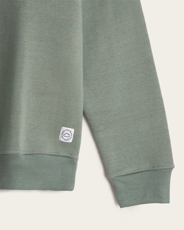 Sudadera Cuello Redondo Paneles Algodón