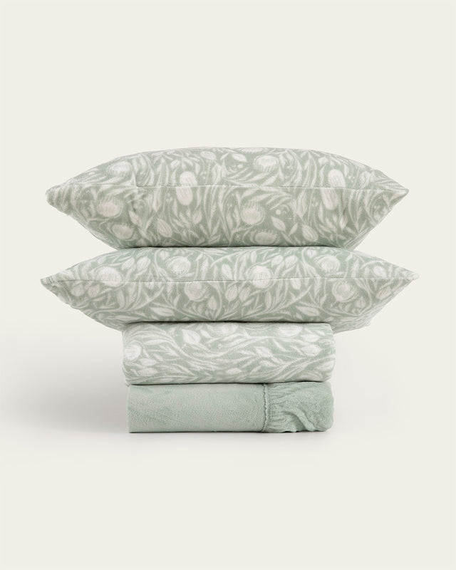 Juego de Sábana Coralina Claris - 220 gr/m²