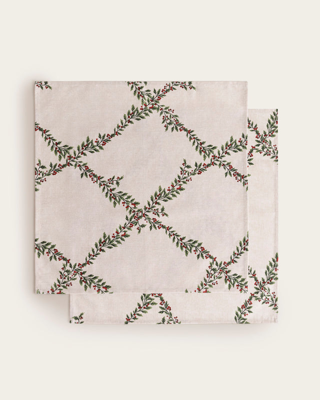Set 2 Servilletas Algodón 100% Garland – 50x50 cm