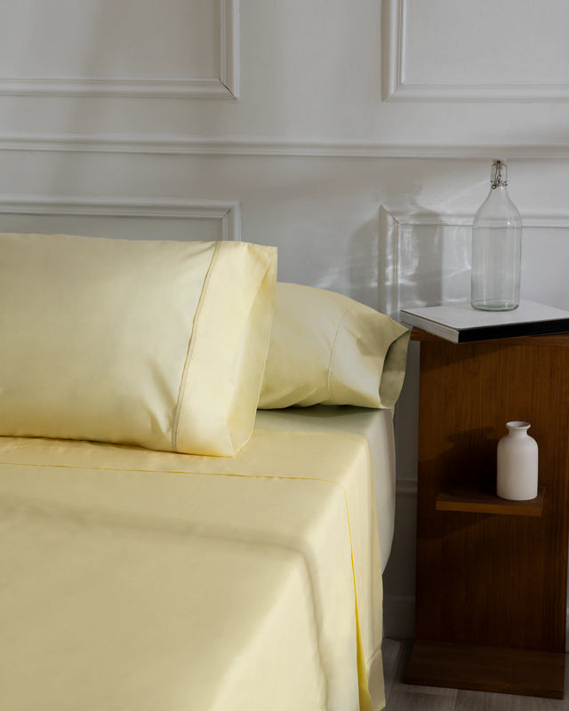 Percale Pillowcase - 180 thread count Cotton - Lime