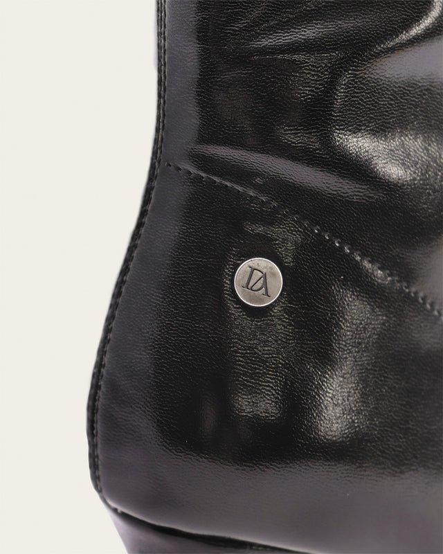 Botines de tacón Brillo Zorela - Negro