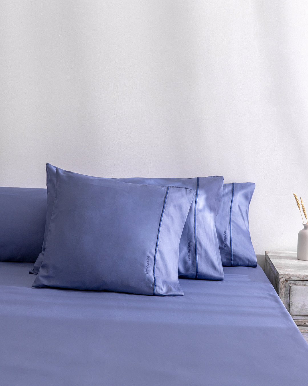 Sábana Bajera Satén Elba Algodón - 300 Hilos