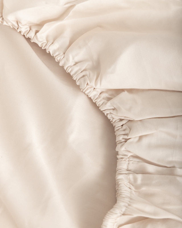 Sábana Bajera Satén Elba Algodón - 300 Hilos