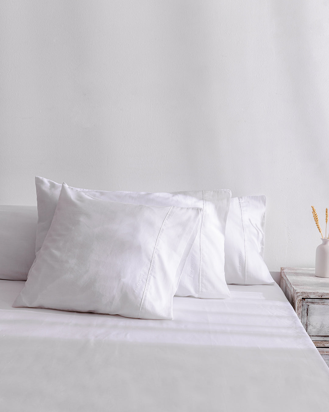 Sábana Bajera Satén Elba Algodón - 300 Hilos