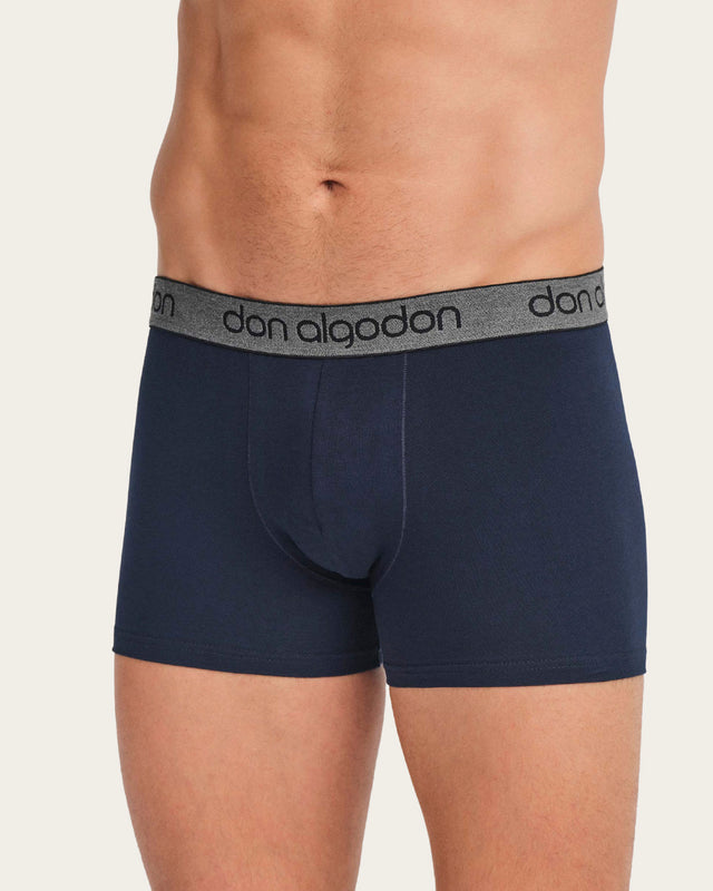 Pack 2 Calzoncillos Bóxer Rayas - Marino/Negro