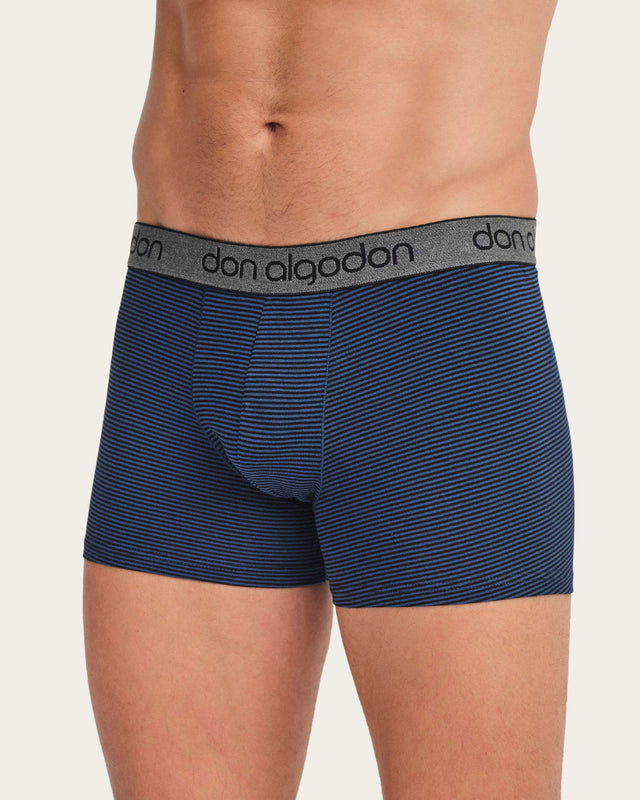 Pack 2 Calzoncillos Bóxer Rayas - Verde/Marino