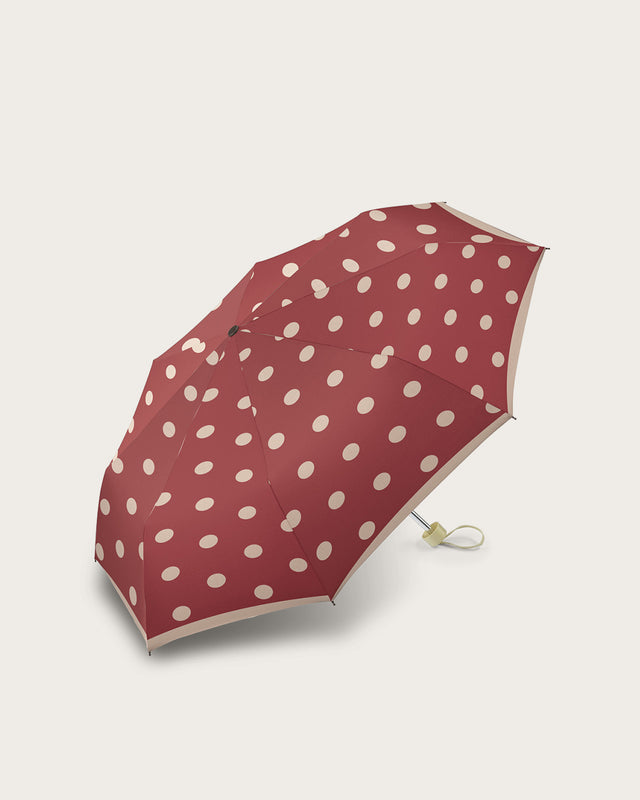 Paraguas Plegable Polka Dots - Rojo