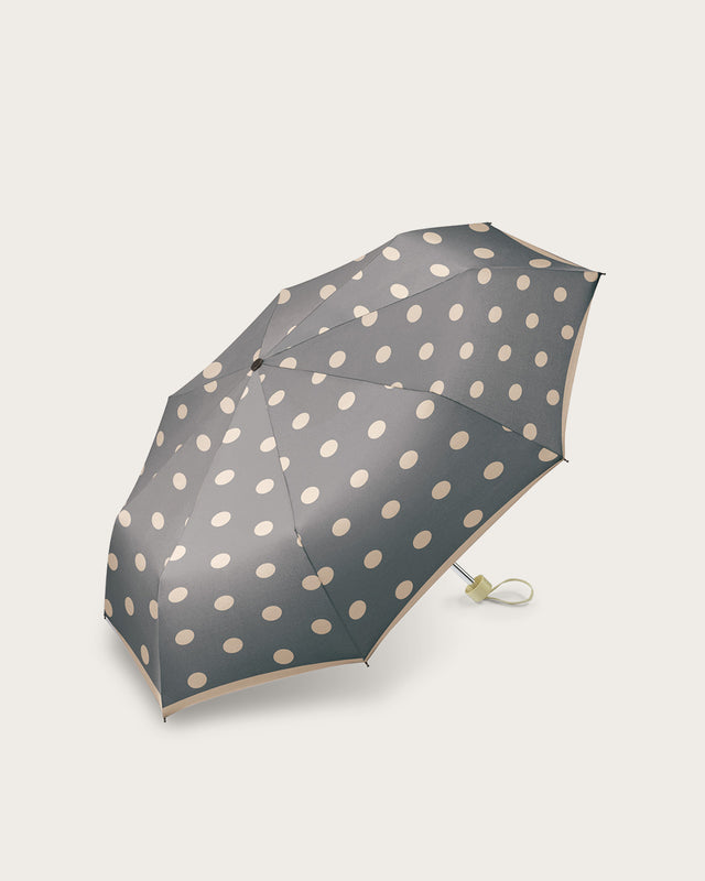 Paraguas Plegable Polka Dots - Gris