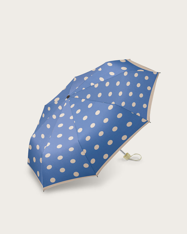 Paraguas Plegable Polka Dots - Azul