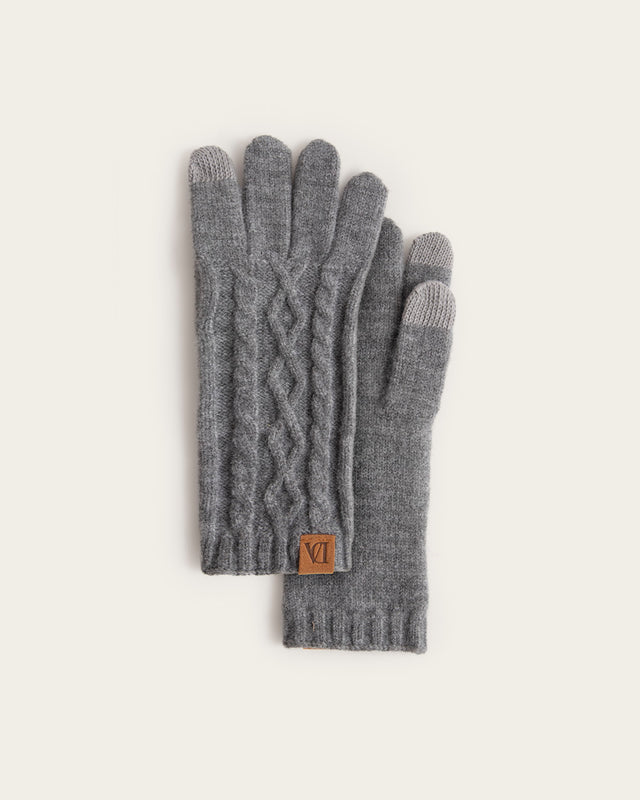 Guantes de Punto Táctiles Knit - Gris