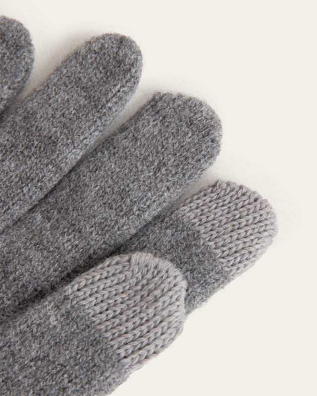 Guantes de Punto Táctiles Knit - Gris