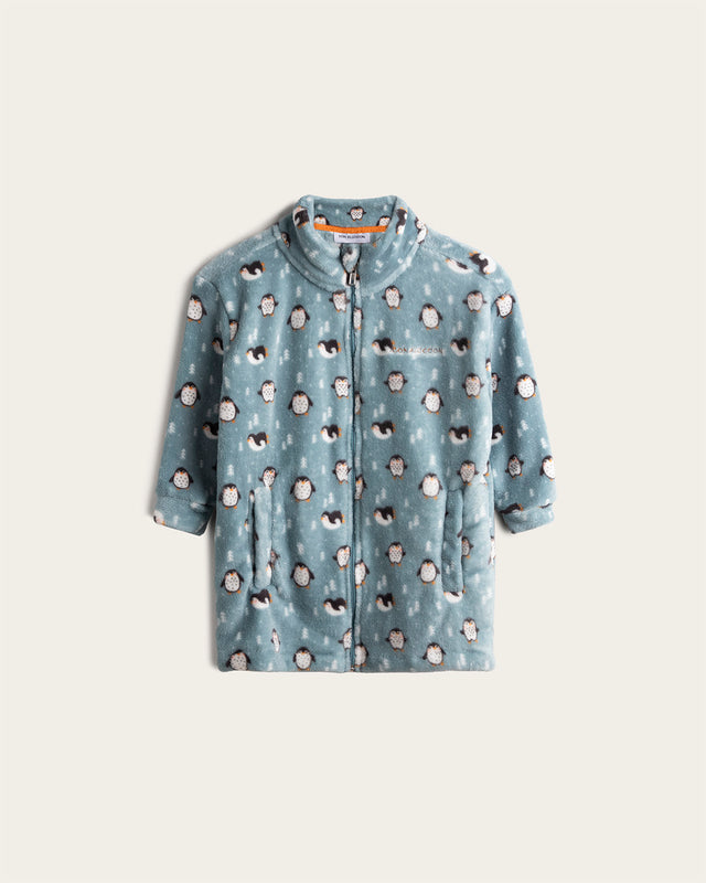 Bata Infantil Niño Pingüinos - Coralina