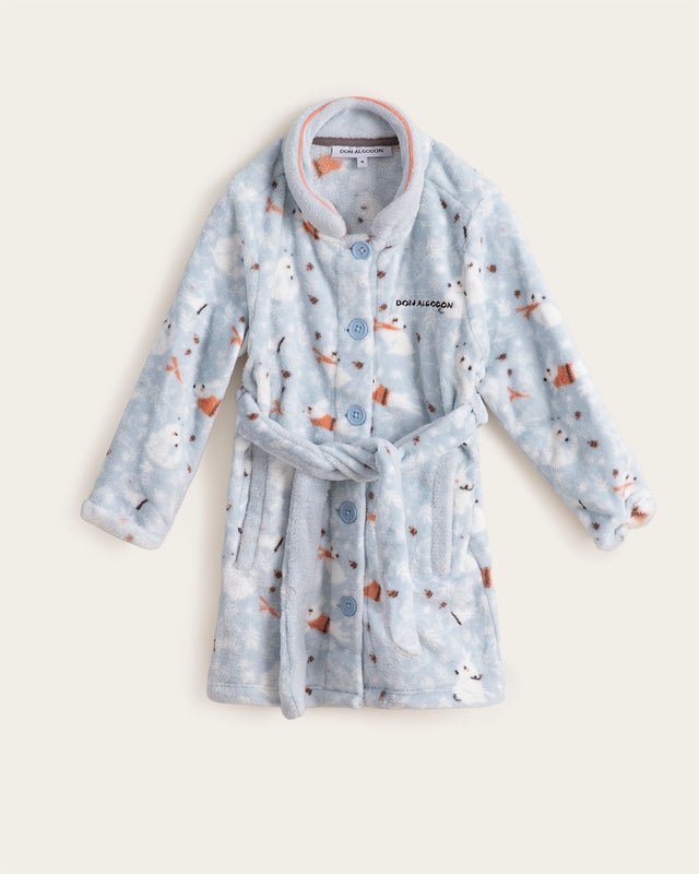 Bata de niño Muñecos de Nieve- Coralina