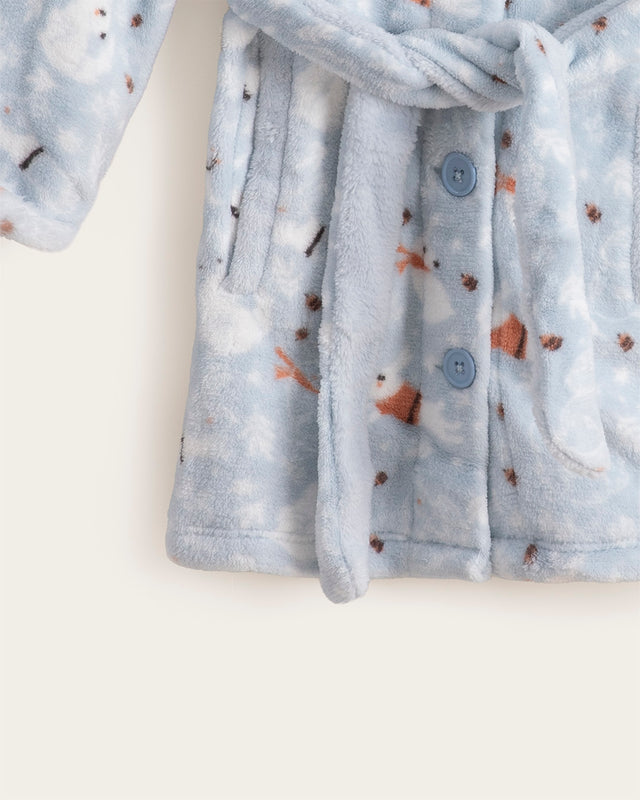 Bata de niño Muñecos de Nieve- Coralina