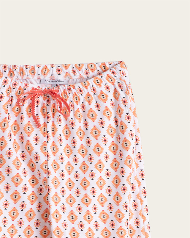 Pijama de Mujer Algodón - Coral