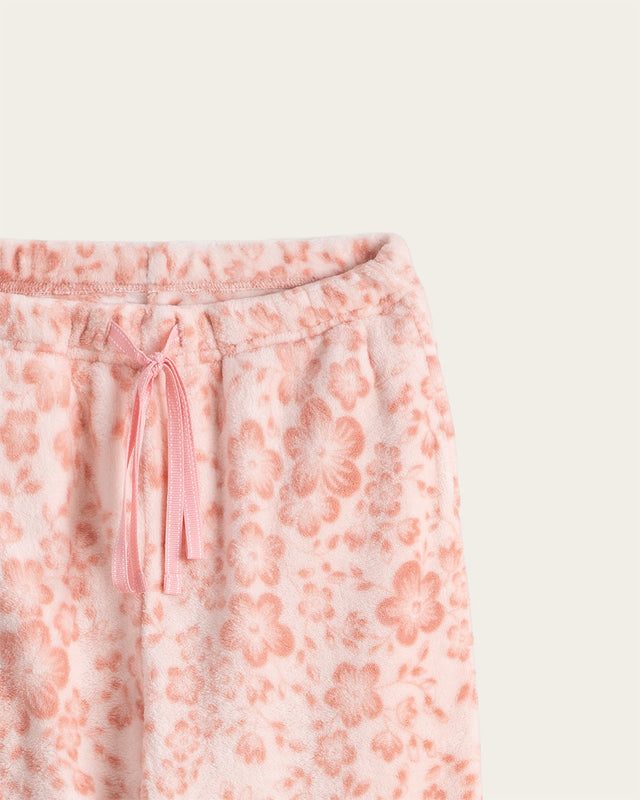 Pijama de Mujer Coralina Flores - Rosa