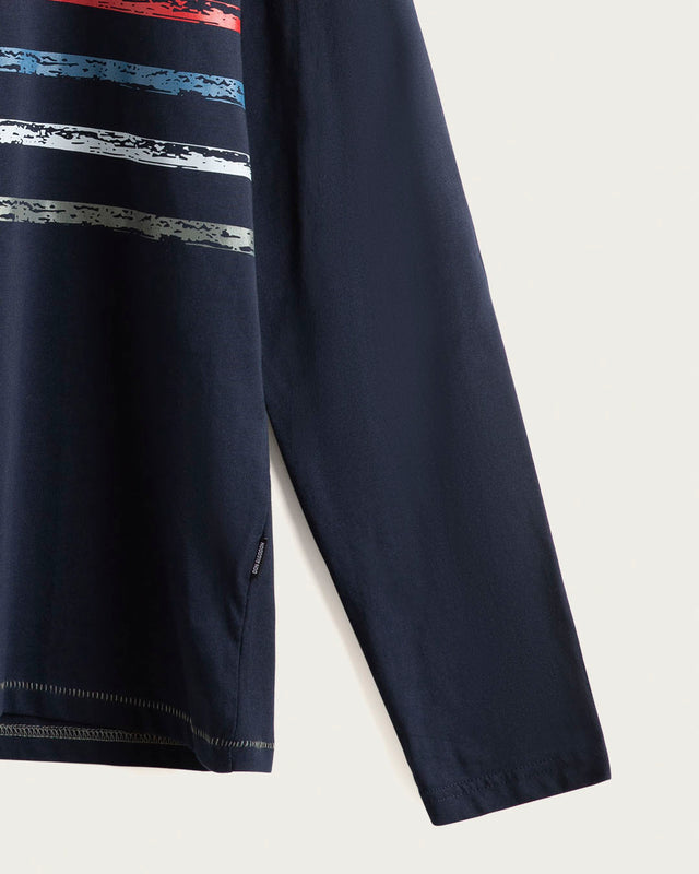 Pijama Largo Hombre Lagoon - Algodón - Azul Marino