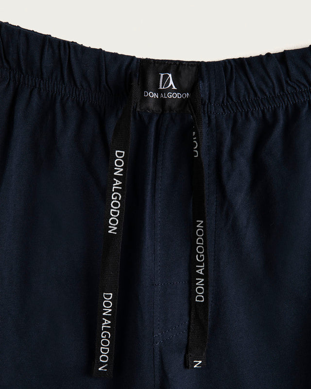 Pijama Corto Hombre Sunset - Algodón - Marrón