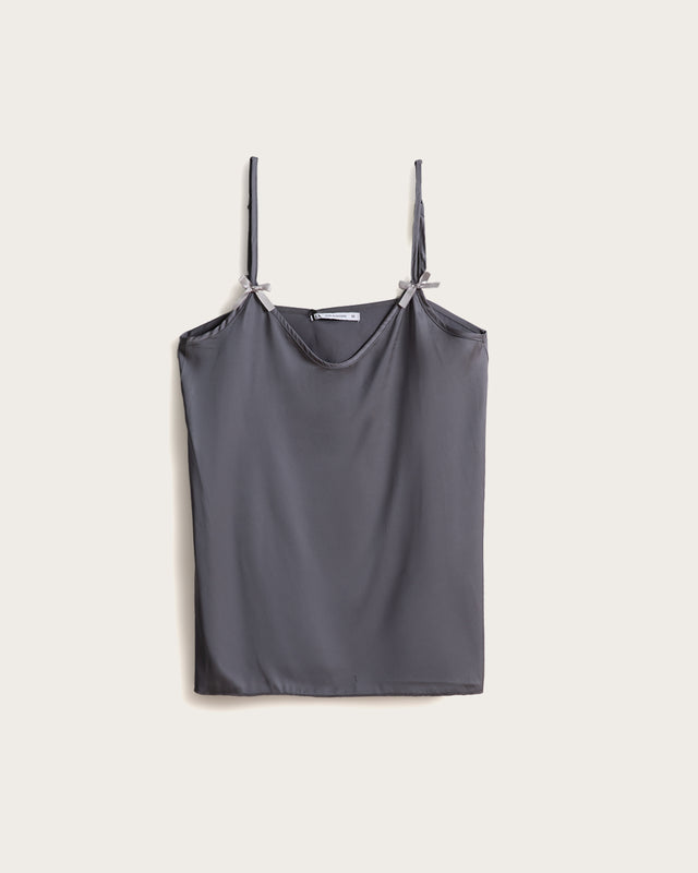 Pijama Corto Mujer Tirantes - Satén - Morado