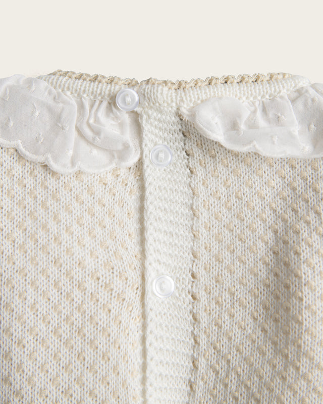 Conjunto Punto Topitos - Crudo/Arena