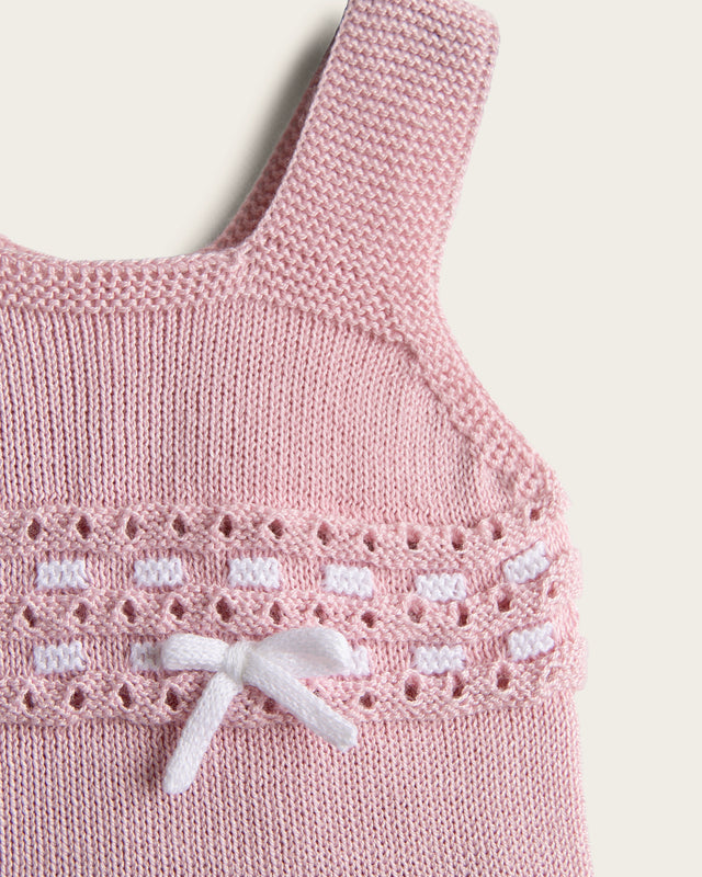 Body Punto Falda - Maquillaje/Blanco