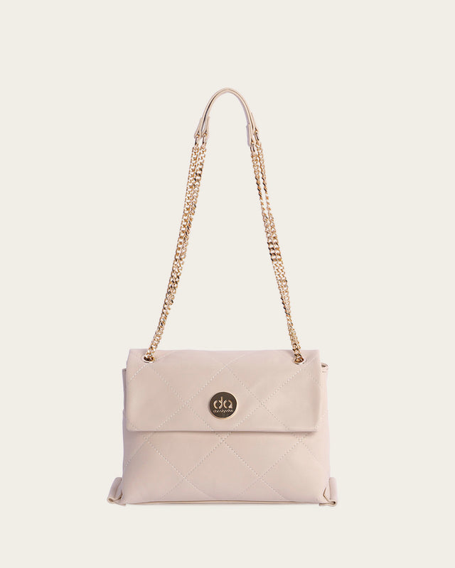 Bolso Bandolera Cadena - Beige