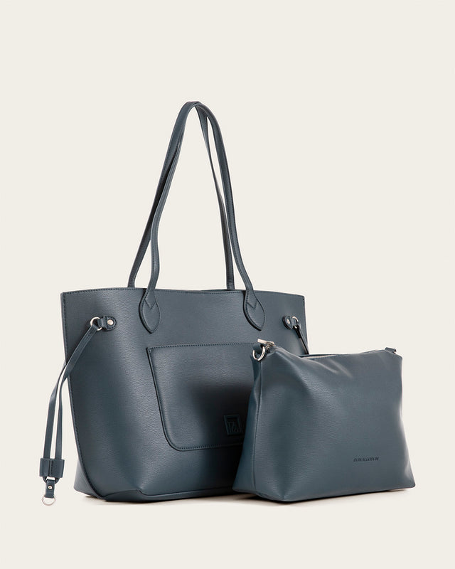 Bolso Shopper Danira - Piel Sintética - Azul