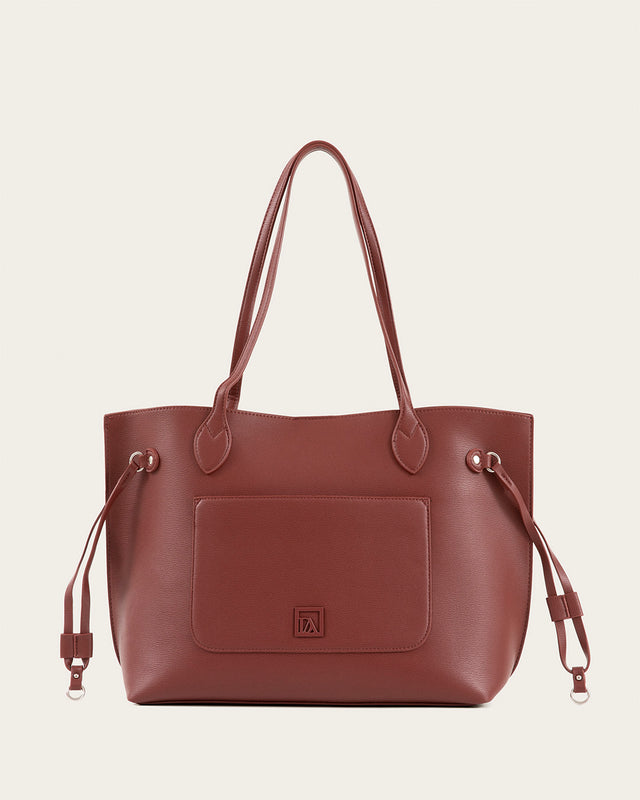 Bolso Shopper Danira - Piel Sintética - Terracota