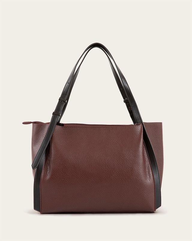 Bolso Hombro Mireya - Nylon - Burdeos