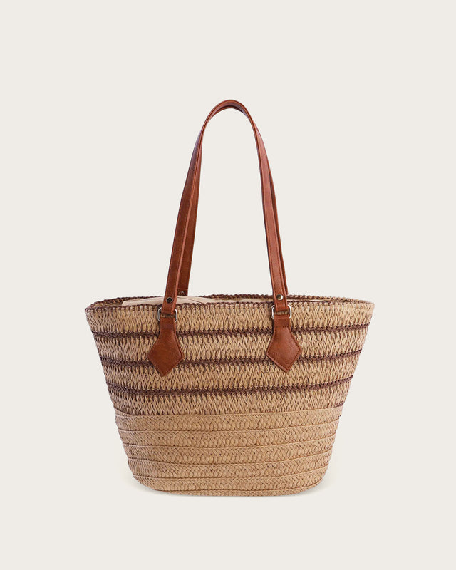 Bolso Hombro Capazo Mujer Alina - Natural