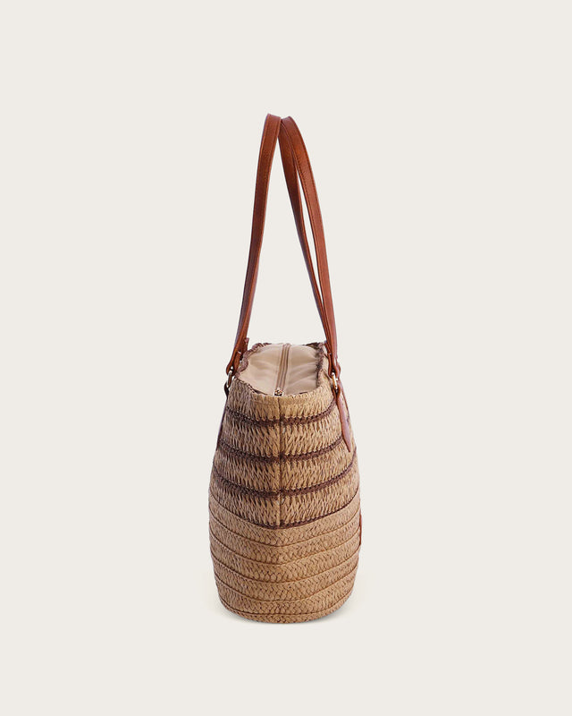Bolso Hombro Capazo Mujer Alina - Natural