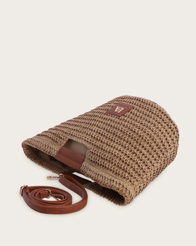 Sac bandoulière femme Silene - Naturel