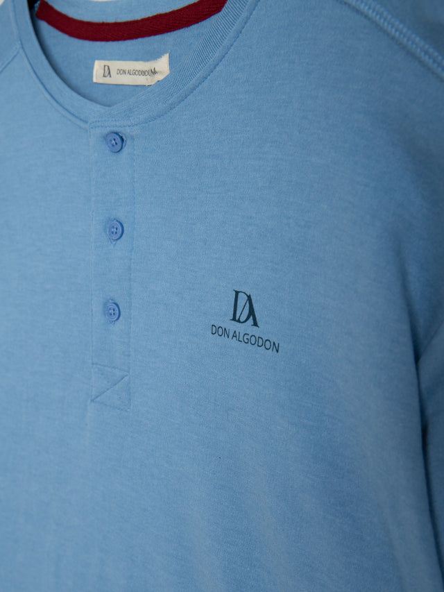 Pijama Largo Hombre Connor - Azul Marino