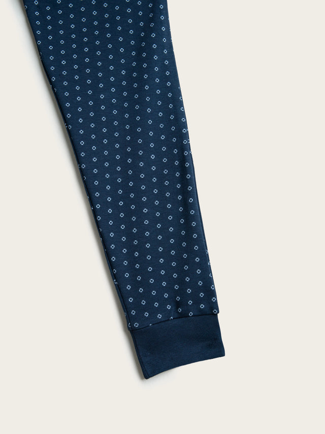 Pijama Largo Hombre Connor - Azul