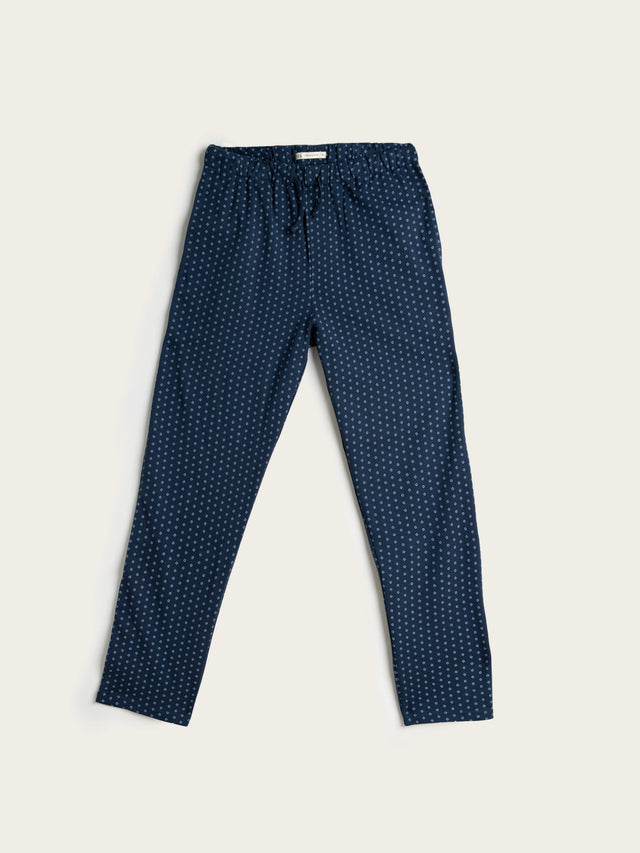 Pijama Largo Hombre Gentle - Azul Marino