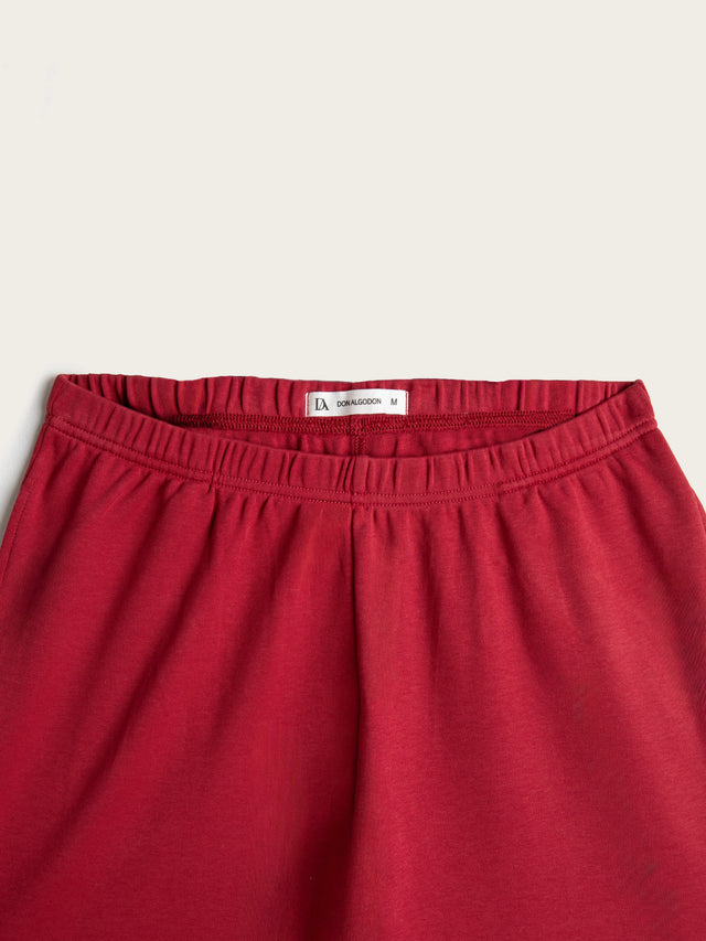 Pijama Largo Mujer Cachemire - Rojo carmesí