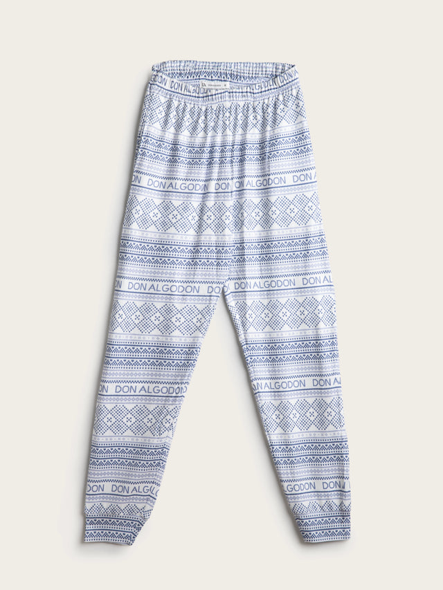 Pijama Largo Mujer Ice - Gris