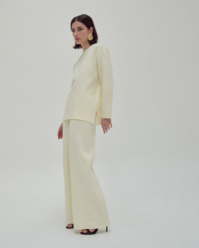 Pantalón Largo Ancho - Algodón