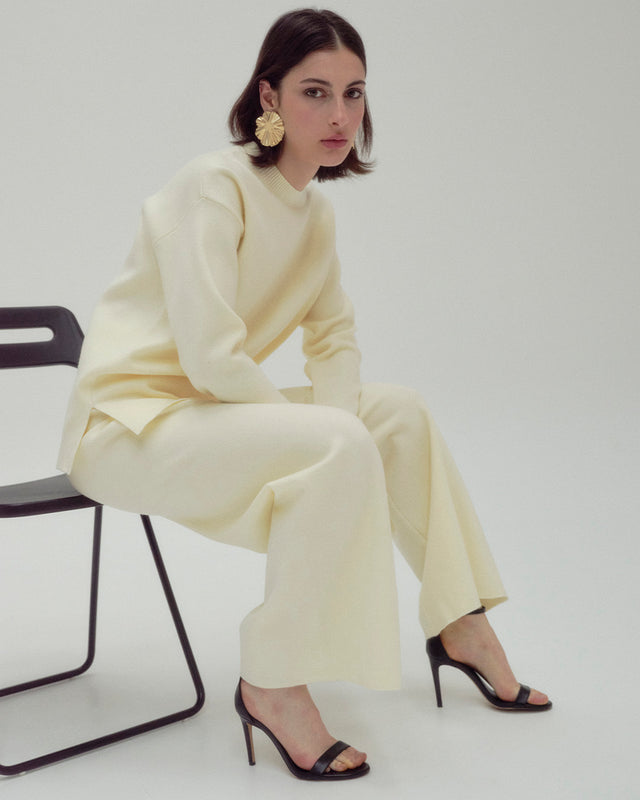 Jersey Manga Larga Cuello Chimenea