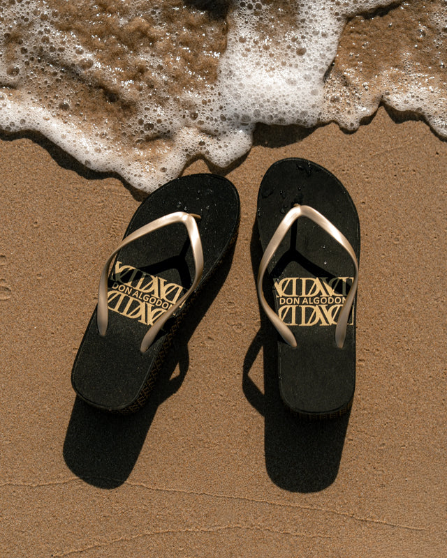Chanclas Agua Mujer Amelie - Oro