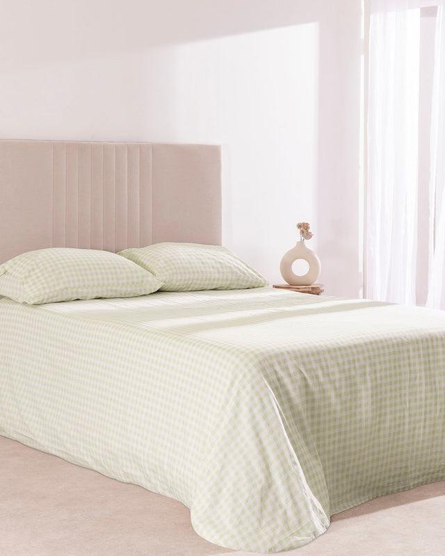 Dúo Nórdico Estampado Elia Algodón - 150 Hilos