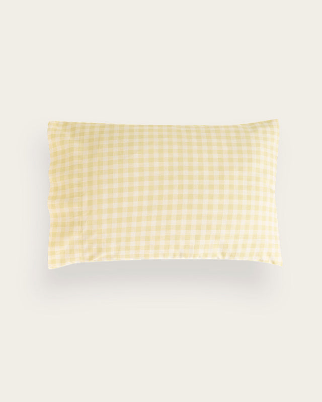 Elia Cotton Pillowcase - 150 Thread Count - Yellow