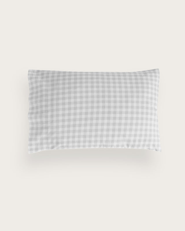 Elia Cotton Pillowcase - 150 Thread Count - Grey