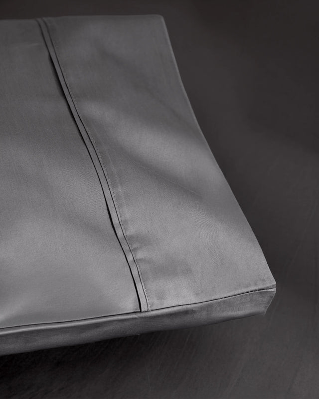 Funda de Almohada Satén Elba - 300 Hilos - Marengo